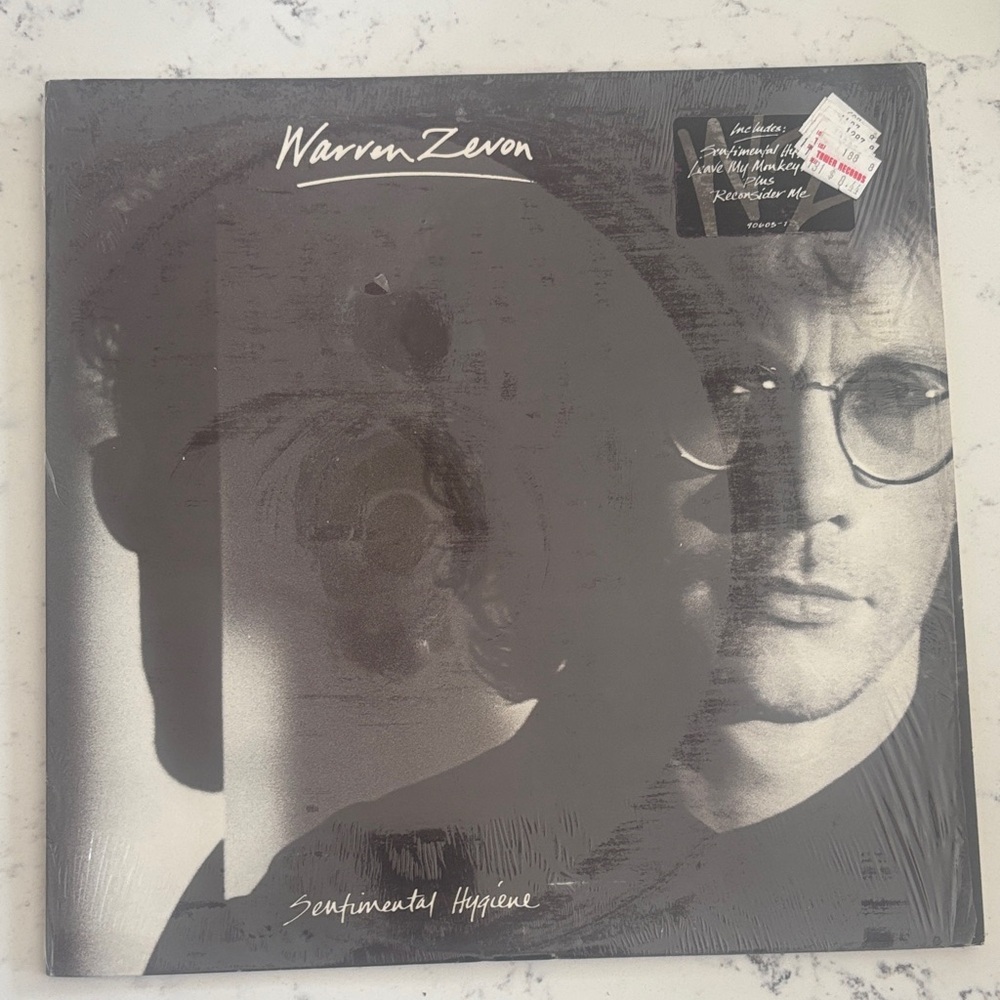 Warren Zevon Sentimental Hygiene Vinyl LP - 1987 Original